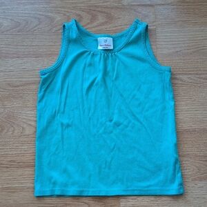Hanna Andersson Teal Kids Tank Top
